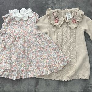 pack of beautiful dresses for 18-month-old girls